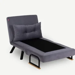 Freetown Single (26 x 120 x 60 cm) 1-sits bäddsoffa Grå