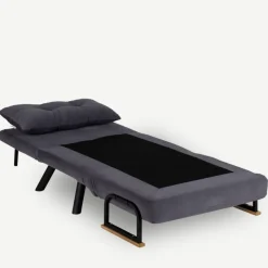 Freetown Single (26 x 120 x 60 cm) 1-sits bäddsoffa Grå