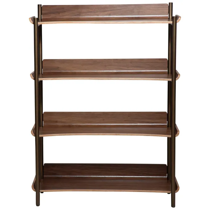 Friyay Set om 4 Hylla Walnut