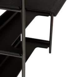 Friyay set om 6 med skrivbord Hylla Black Ash