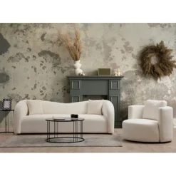 Funchal (225 x 76 x 75 cm) Kräm 3-sitssoffa