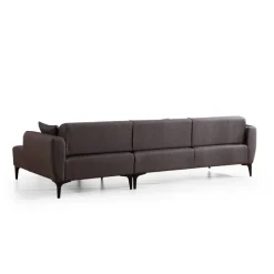 Gaborone (270-140 x 95 x 67 cm) Hörnsoffa Mörkgrå, Höger