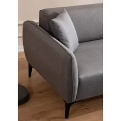 Gaborone (270-140 x 95 x 67 cm) Hörnsoffa Grå, Höger