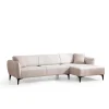 Gaborone (270-140 x 95 x 67 cm) Hörnsoffa Offwhite, Höger