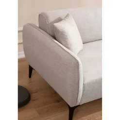 Gaborone (270-140 x 95 x 67 cm) Hörnsoffa Offwhite, Höger