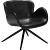 Gaia Loungefåtölj Vintage Black