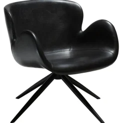 Gaia Loungefåtölj Vintage Black