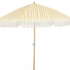 Gatsby Parasoll 1,8m Gul/Randig
