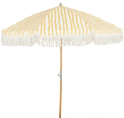 Gatsby Parasoll 1,8m Gul/Randig