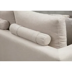 Ghent med sidobord (320 x 102 x 84 cm) Beige 4-sits soffa