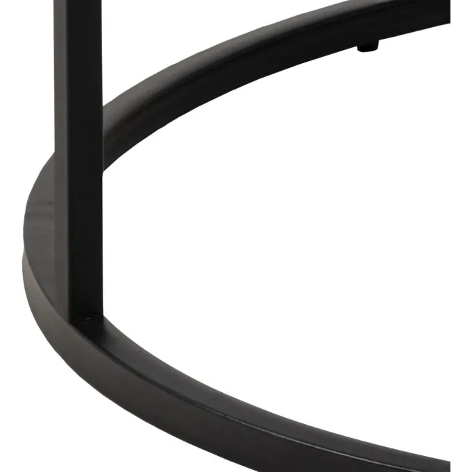 Gilbert Soffbord Rund 80 cm Vit Granada