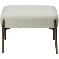 Glam Fotpall Bone White