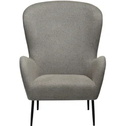 Glam Loungefåtölj Pebble Earth, Black Metal, 75 cm
