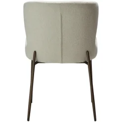 Glam Stol Bone White, Antique Brass