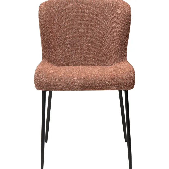 Glam Stol Pebble Red, Black