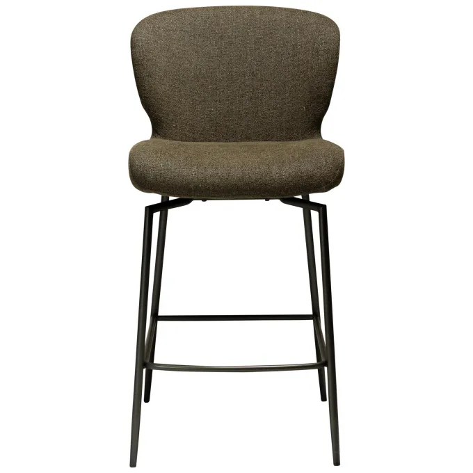 Glory Barstol Svängbar Dark Olive, Antique Brass