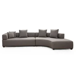 Gondol (180-105 x 70 cm) Grå Hörnsoffa