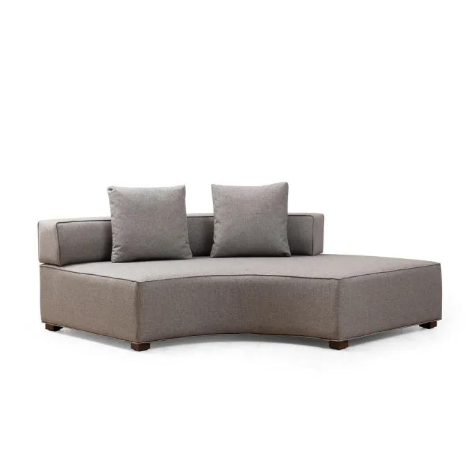 Gondol (105-180 x 105 x 70 cm) grå Hörnsoffa