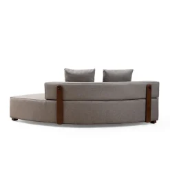 Gondol (105-180 x 105 x 70 cm) grå Hörnsoffa