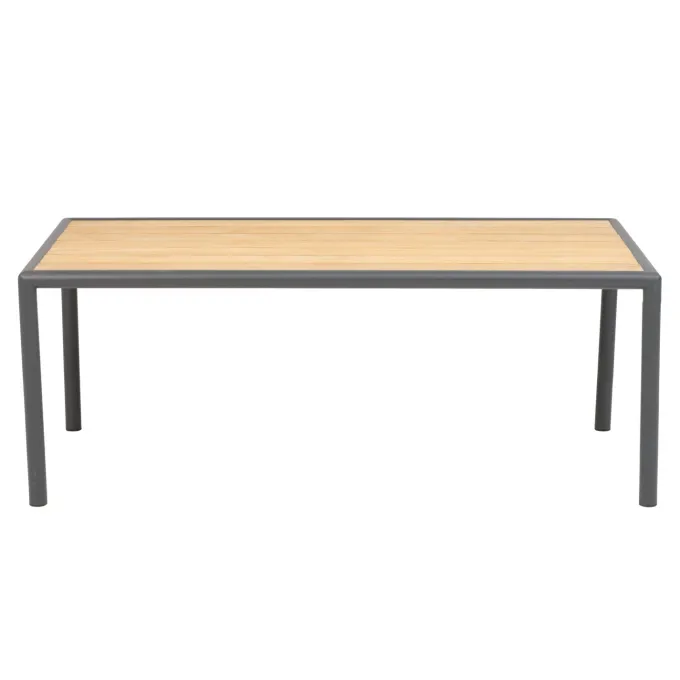 Gordon Soffbord 140x65 cm Antracit/Teak