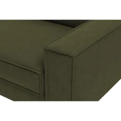 Gothenburg (223 x 89 x 87 cm) 3-sitssoffa Olivgrön valnöt