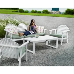 Gotland Utebord 60 x 120 cm Vit