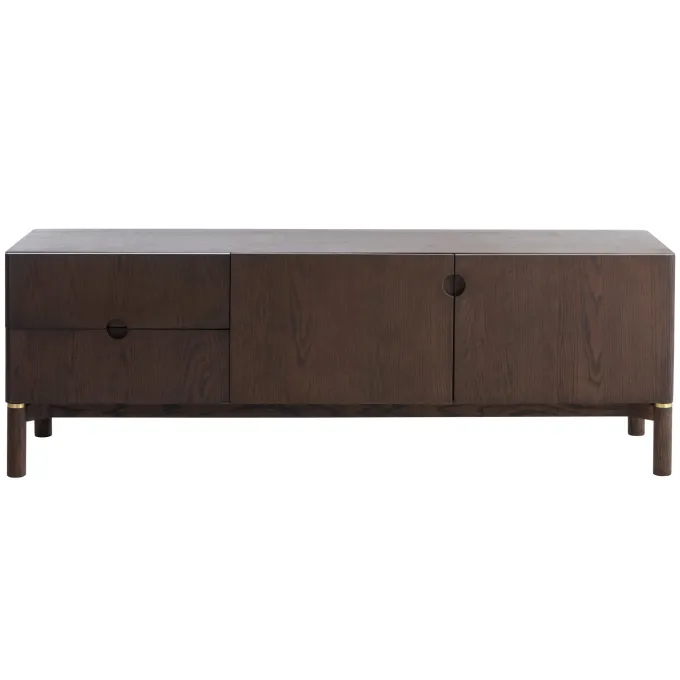 Grant Mediabänk 160 cm Espresso