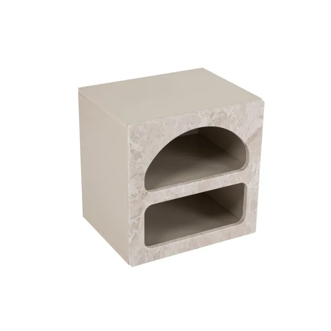 Graz (50 x 40 cm) Nattduksbord Travertinmarmor sandsten