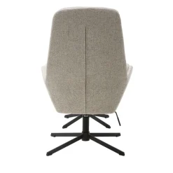 Gregory Fåtölj & Fotpall Offwhite Melange
