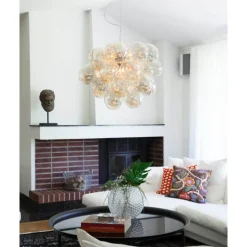 Gross Grande Taklampa Amber