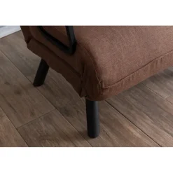 Hanoi Enkel lampa (26 x 120 x 60 cm) Brun 1-sits bäddsoffa