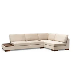 Hanoi hörn utan sittpuff (313 x 97 x 80 cm) Hörnsoffa Beige