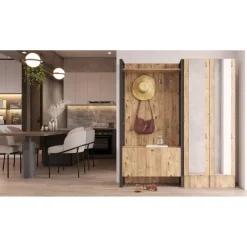 Harare Plus (90 x 180 x 34 cm) Atlantisk tall Hallstativ
