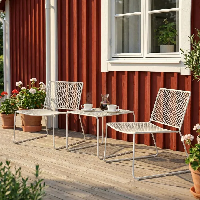 Haru Loungefåtölj Pearl White
