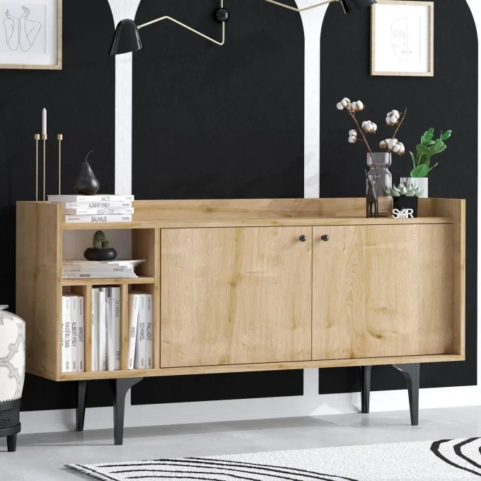 Helsingfors (150 x 80 x 40 cm) Konsolbord Sapphire Oak