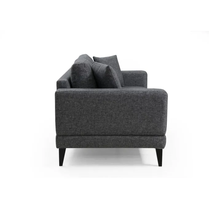 Helsingfors 2-sits (180 x 90 x 85 cm) Mörkgrå 2-sitssoffa
