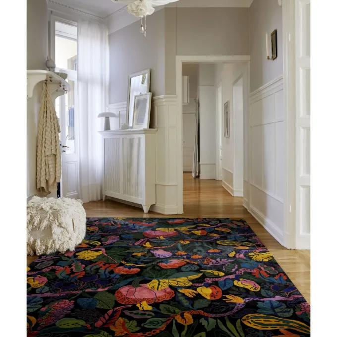 Heritage Garden Matta Charcoal Multi