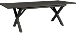 Hillmond Bord 100x160-220 cm Svart