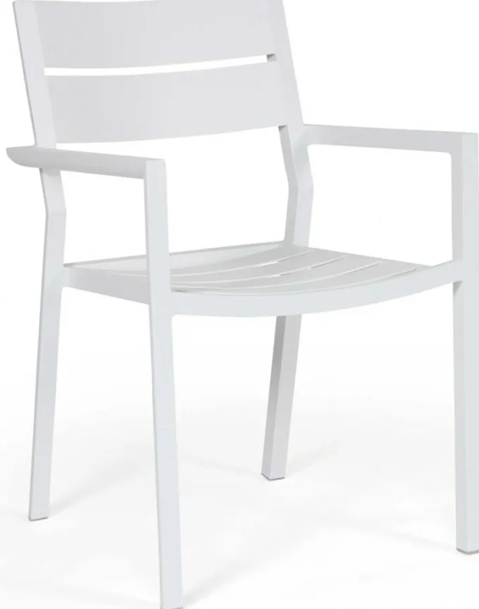 Hillmond Matgrupp Vit ink 6st Delia Karmstolar