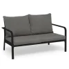 Hånger 2-sits soffa Svart/Gråbeige