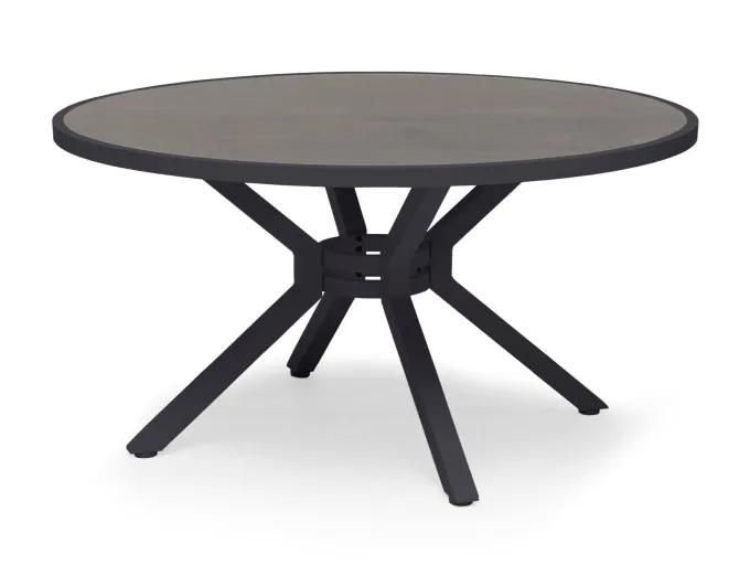 Hånger Utebord Ø140 cm Svart