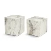 Hobart set (40 x 40 cm) Fresia-marmor Sidobordsset