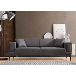 Horizon (230 x 95 x 77 cm) 3-sitssoffbädd Mörkgrå