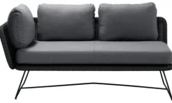 Horizon 2-sits Soffa Höger Svart