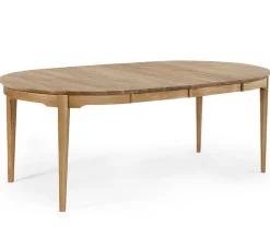 HOVDALA Matbord Ø 115cm Inkl. Två Ilägg Ek
