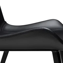 Hype Stol Black Art.Leather, Black