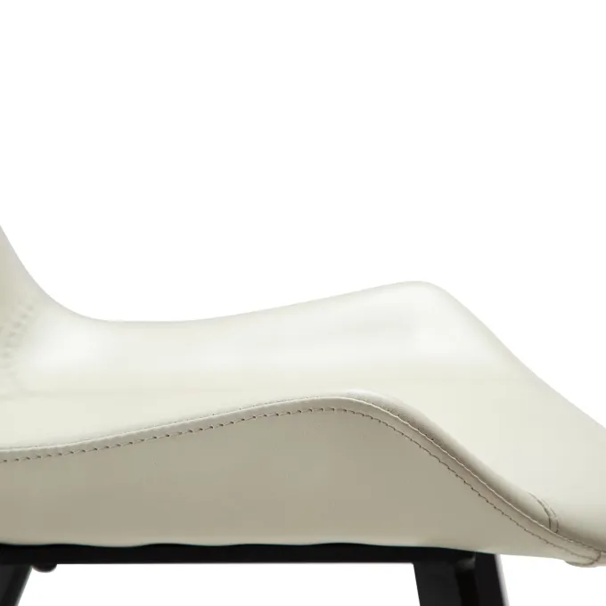 Hype Stol Bone White Art.Leather, Black