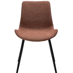 Hype Stol Pebble Red Bouclé, Black