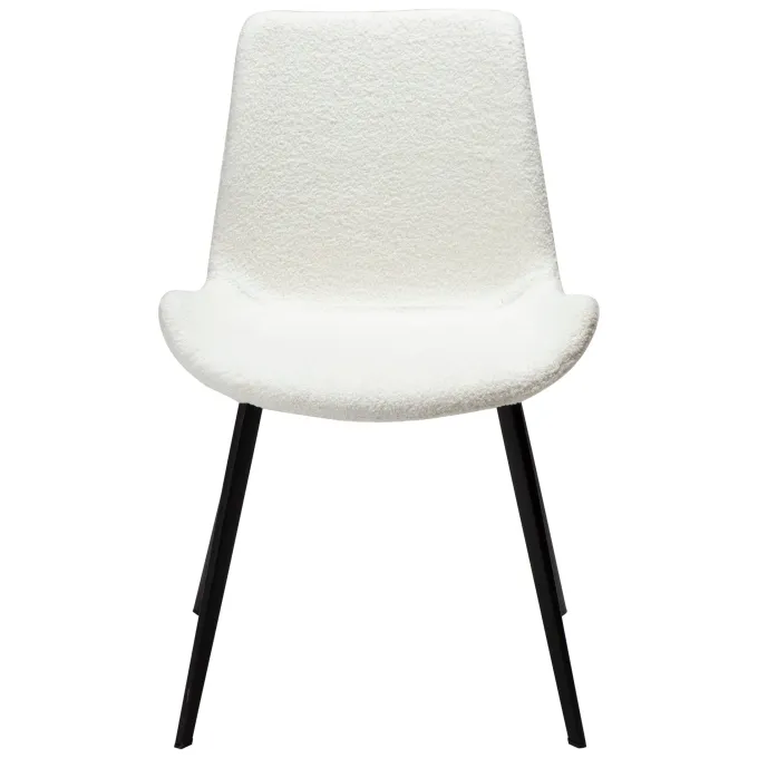 Hype Stol Snow Bouclé, Black