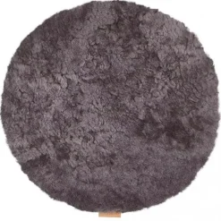 Ida stolsdyna (ej vadderad) 36 cm rund / Carbon